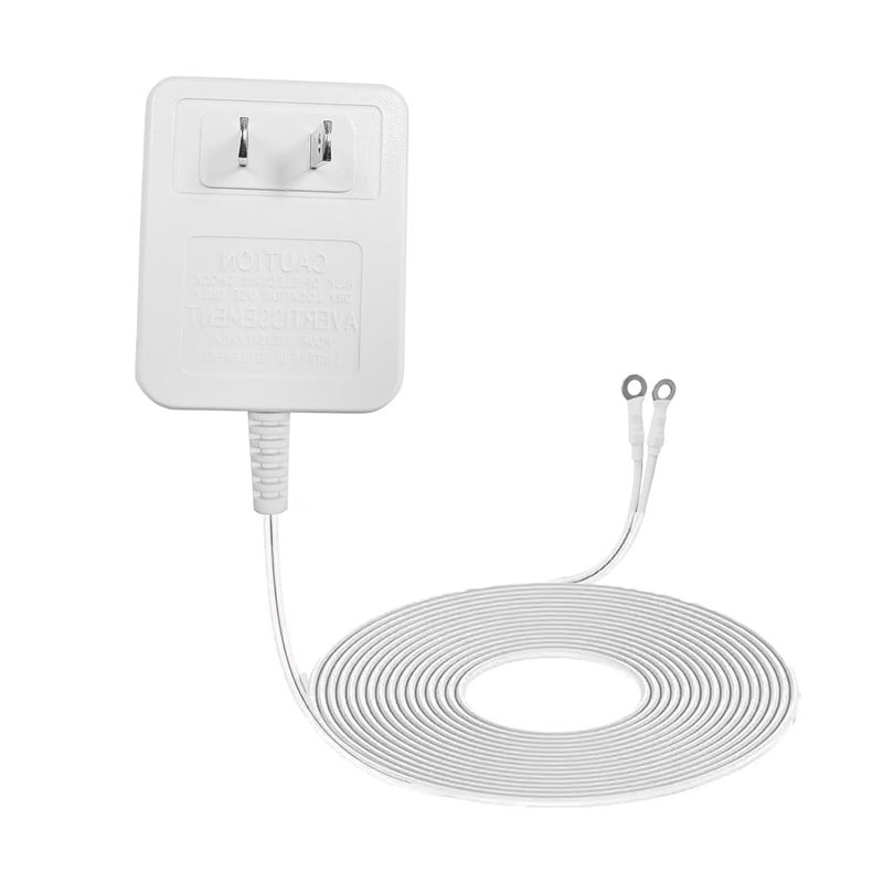 PDEEY C Wire Adapter 24V AC Power Supply Doorbell Transformer Compatible with Ring, Nest, Ecobee and Honeywell, Smart Thermostat, 26 ft, with Nail Clips - Image 1